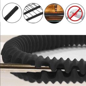 img 2 attached to 🔥 Laminas Oven Rack Protectors, 3 Pack Silicone Oven Shelf Rack Guard Shield, BPA-Free, Heat Resistant, Protects Against Burns and Scars, Dishwasher Safe, 14 Inch (Black Set) - SEO