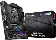 материнская плата msi mpg z490 gaming plus: ультимативная игровая материнская плата с процессором intel core 10-го поколения, ddr4, двумя слотами dual m.2, usb 3.2 gen 2, mystic light rgb и 2,5 гбит/с сетью lan. логотип