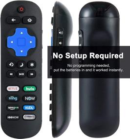 img 1 attached to 📱 Universal Remote Control Compatible with All Models of Hisense Roku TV - No Setup Required, Replacement for HU-RCRUS-20 HU-RCRUS-20G HU-RCRUS-21G Remote