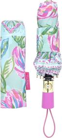 img 2 attached to Lilly Pulitzer Automatic Storage Umbrellas: Effortlessly Stow Your Stick Umbrellas