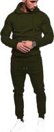 coofandy tracksuit sweatsuit jogging athletic sports & fitness for team sports logo