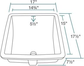 img 2 attached to U2230 White Undermount Porcelain Bathroom Ensemble