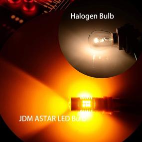 img 3 attached to 🚗 Upgrade Your Ride with JDM ASTAR PX Chips: Super Bright Amber Yellow Turn Signal LED Bulbs for 7440 7441 7443 7444 Models