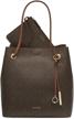 calvin klein gabrianna monogram almond women's handbags & wallets in shoulder bags logo