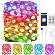 🌈 33ft color changing smart fairy lights with remote app control - perfect for bedroom, curtain, party, wedding, christmas decoration логотип