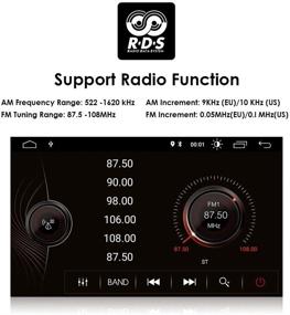 img 2 attached to 🚗 Premium Android 10 Quad Core 9 Inch Car Radio with Car Navigation for BMW 5 Series, E39, X5 E53, M5, 7 Series E38 - HD Touchscreen, SWC, WiFi, 4G, USB, SD, CAM-in, DAB+
