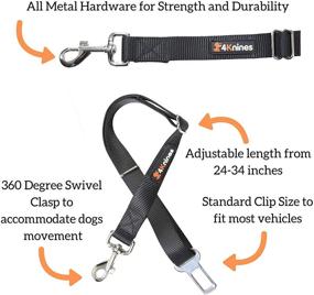 img 3 attached to 🐶 Secure Your Dog Safely While Traveling with 4Knines Dog Seat Belt