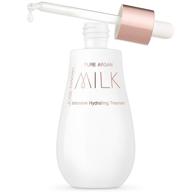 🥛 josie maran pure argan milk - intensive hydrating and nourishing treatment: micro-droplets of 100% pure argan oil in purified water (60ml/2.0oz) logo