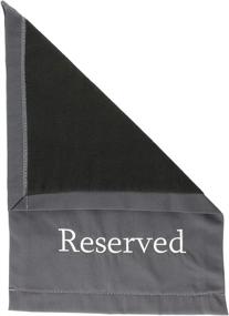 img 1 attached to 🪑 Darware Reserved Chair/Pew Cloths (4-Pack): Perfect Signs for Pews, Chairs, and Events!