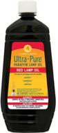 💡 lamplight 60012 ultra-pure lamp oil - 32-ounce, red: the finest choice for high-quality illumination logo