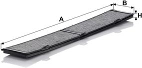 img 3 attached to Mann-Filter CUK 8430 Cabin Filter with Activated Charcoal: Ideal for BMW Models