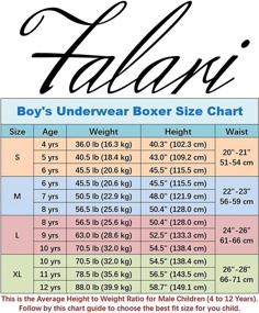 img 3 attached to Falari 4 Pack Underwear Premium Quality Boys' Clothing ~ Underwear