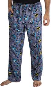 img 4 attached to Unleash Your Inner Batman with Comics Classic Batman Allover Loungewear