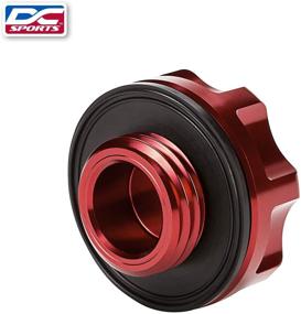 img 3 attached to DC Sports OC104R Machined Anodized Red Aluminium Oil Filler Cap For Most Hyundai Models