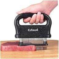 🔪 stainless steel ultra sharp meat tenderizer, needle blade tenderizer with cleaning brush - enhancing beef tenderness, ideal baking kitchen accessory by ccfoud logo