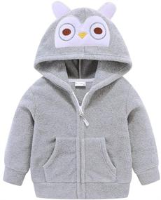 img 4 attached to 🧥 Mud Kingdom Adorable Toddler Fleece Jacket with Hood