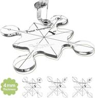 4PCS acrylic quilting templates sewing ruler ruler patchwork templates