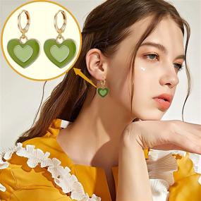 img 1 attached to 🦋 Vibrant Butterfly Hypoallergenic Earrings: Colorful, Aesthetic Jewelry for Girls