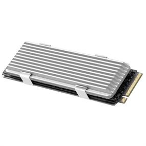 img 2 attached to 🔥 QIVYNSRY M.2 heatsink 2280 SSD Heat Sink, Single-Sided Support, Thermal Silicone Pad for PS5 PCIE NVME M.2 SSD or NGFF SATA M.2 SSD Computer and PC, Space Grey