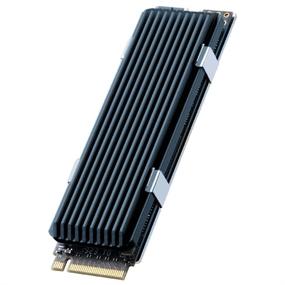 img 4 attached to 🔥 QIVYNSRY M.2 heatsink 2280 SSD Heat Sink, Single-Sided Support, Thermal Silicone Pad for PS5 PCIE NVME M.2 SSD or NGFF SATA M.2 SSD Computer and PC, Space Grey