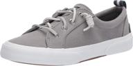 👟 sperry pier wave canvas grey: stylish and functional footwear for ultimate comfort logo