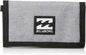 img 4 attached to Heather Billabong Classic Tri Fold Wallet - Sleek Men's Accessory with Card Cases & Money Organizers