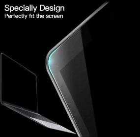 img 3 attached to 👻 Ultra-Thin & Virtually Invisible Ghost Cover Glass Screen Protector for MacBook Air 13 (2018-2020) - Compatible with Touch ID A1932 A2179 A2337, Ensures Optimal Protection without Disturbing Laptop Closure