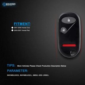 img 3 attached to ECCPP Replacement Keyless Remote NHVWB1U523