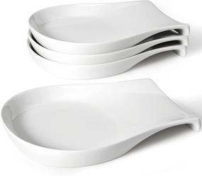 img 4 attached to 🍳 HOMBENE Porcelain Kitchen Utensils: Elegant Accessories for Your Culinary Needs