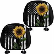 afpanqz american sunflower universal decorative logo