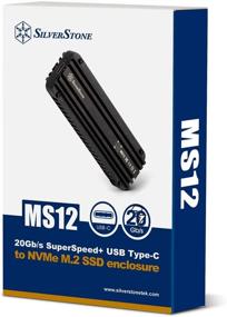 img 1 attached to Silverstone SuperSpeed Enclosure Aluminum SST MS12