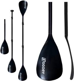 img 4 attached to 🥚 EGGORY Adjustable Ultra-Light Paddle: Stable 4-Piece SUP and Kayak Paddle