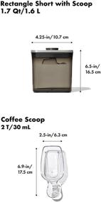 img 3 attached to ☕ OXO Steel POP Coffee Container: Premium 1.7 Qt Storage Solution for Coffee, Tea, and More