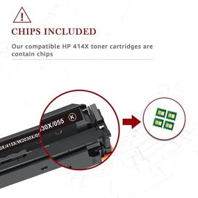 img 3 attached to Toner Kingdom Toner Cartridge Replacement 414X