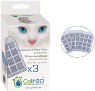 🐈 cath2o & dog h20 3 piece replacement filter pads: keeping your pets hydrated and healthy logo