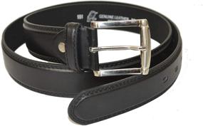img 4 attached to Leatherboss Big and Tall Jeans Belt - Quality Men's Accessories