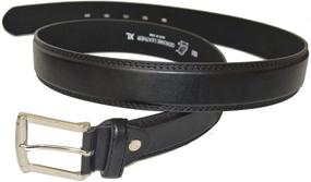 img 2 attached to Leatherboss Big and Tall Jeans Belt - Quality Men's Accessories
