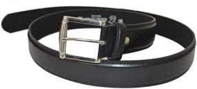img 1 attached to Leatherboss Big and Tall Jeans Belt - Quality Men's Accessories