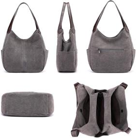 img 1 attached to Hiigoo Fashion Multi Pocket Handbags Shoulder Women's Handbags & Wallets and Totes