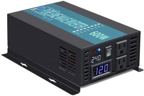 img 4 attached to 🔋 WZRELB RBP60024B1 - High-Quality Pure Sine Wave Inverter: DC to AC 24VDC Input, 120VAC Output - Off-Grid Backup Power Supply Converter