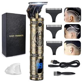 img 4 attached to 🔌 GSKY Electric Pro Li Men's Hair Trimmer: Zero Gapped Cordless Clipper with LED Display for Professional Haircut & Outline Grooming