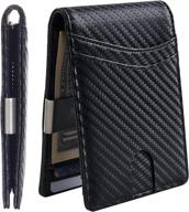 👔 premium leather men's accessories: minimalist wallets, card cases & money organizers with blocking technology logo