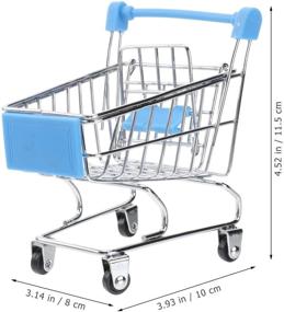 img 2 attached to 🦜 UEETEK Parakeet Budgie Toys: Mini Shopping Cart for Intelligent Training and Playtime for Pet Birds