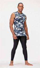 img 3 attached to 🏋️ Enhance Performance with DEVOPS Men's Athletic Compression Shirts - 2~3 Pack Sleeveless