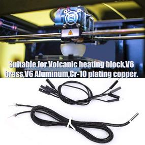 img 3 attached to 🌡️ PT1000-550BW Temperature Sensor Probe: High-Temp Resistance with Convenient 3D Printer Connection