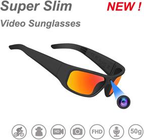 img 3 attached to OhO Sunshine Super Slim 1080P HD Outdoor Sports Video Glasses Built-In Memory Camera & Photo