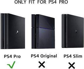 img 2 attached to Space-Saving Monzlteck PS4 Pro Wall Mount: Perfect Fit (Not for Other PS4), Effortless Installation, Neatly Concealed Behind or Near Your TV