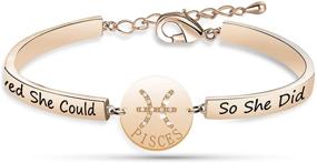 img 4 attached to 🌟 Magical G Ahora Bracelet: A Celestial Birthday Gift for Girls' Jewelry Collection