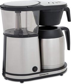 img 3 attached to Bonavita Connoisseur BV1901TS: Premium 8-Cup One-Touch Stainless Steel Coffee Maker with Thermal Carafe and Hanging Filter Basket