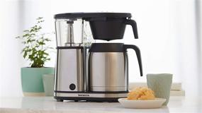 img 1 attached to Bonavita Connoisseur BV1901TS: Premium 8-Cup One-Touch Stainless Steel Coffee Maker with Thermal Carafe and Hanging Filter Basket